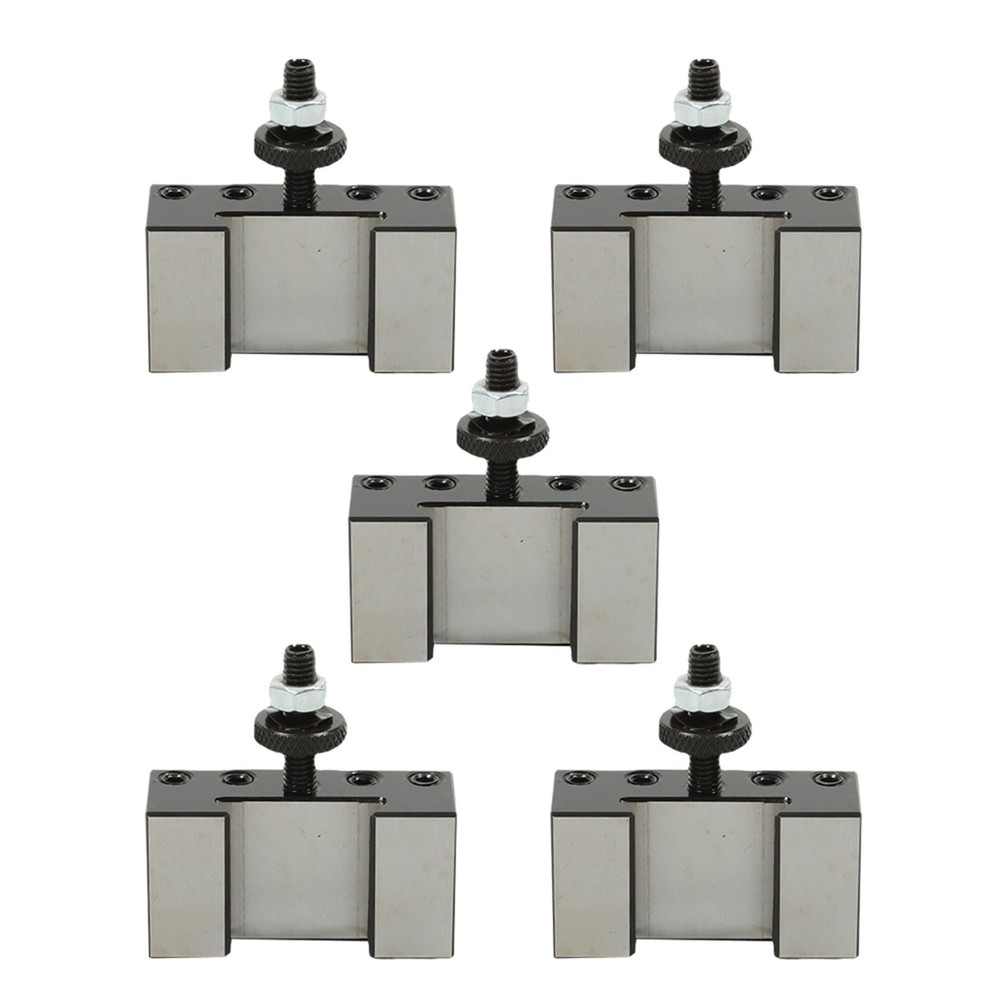 Thomletha 5Pcs Turning Tool Holder 250-001 Quick Change Tool Post Set Tool Po...