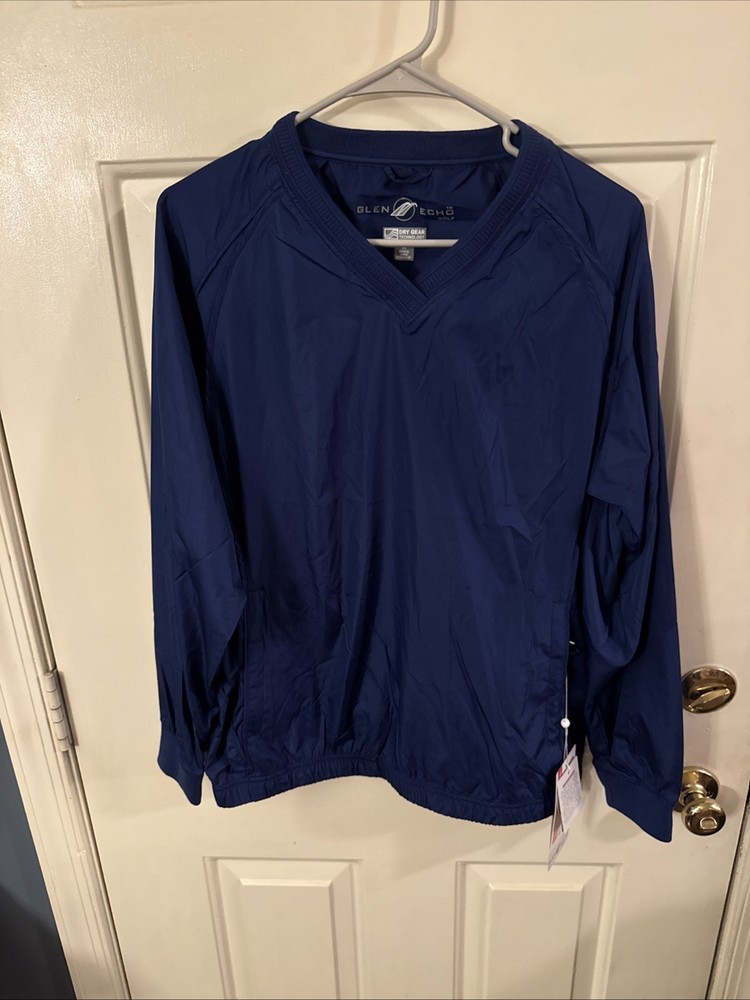 Medium Glen Echo Pullover Jacket Long Sleeve NWT