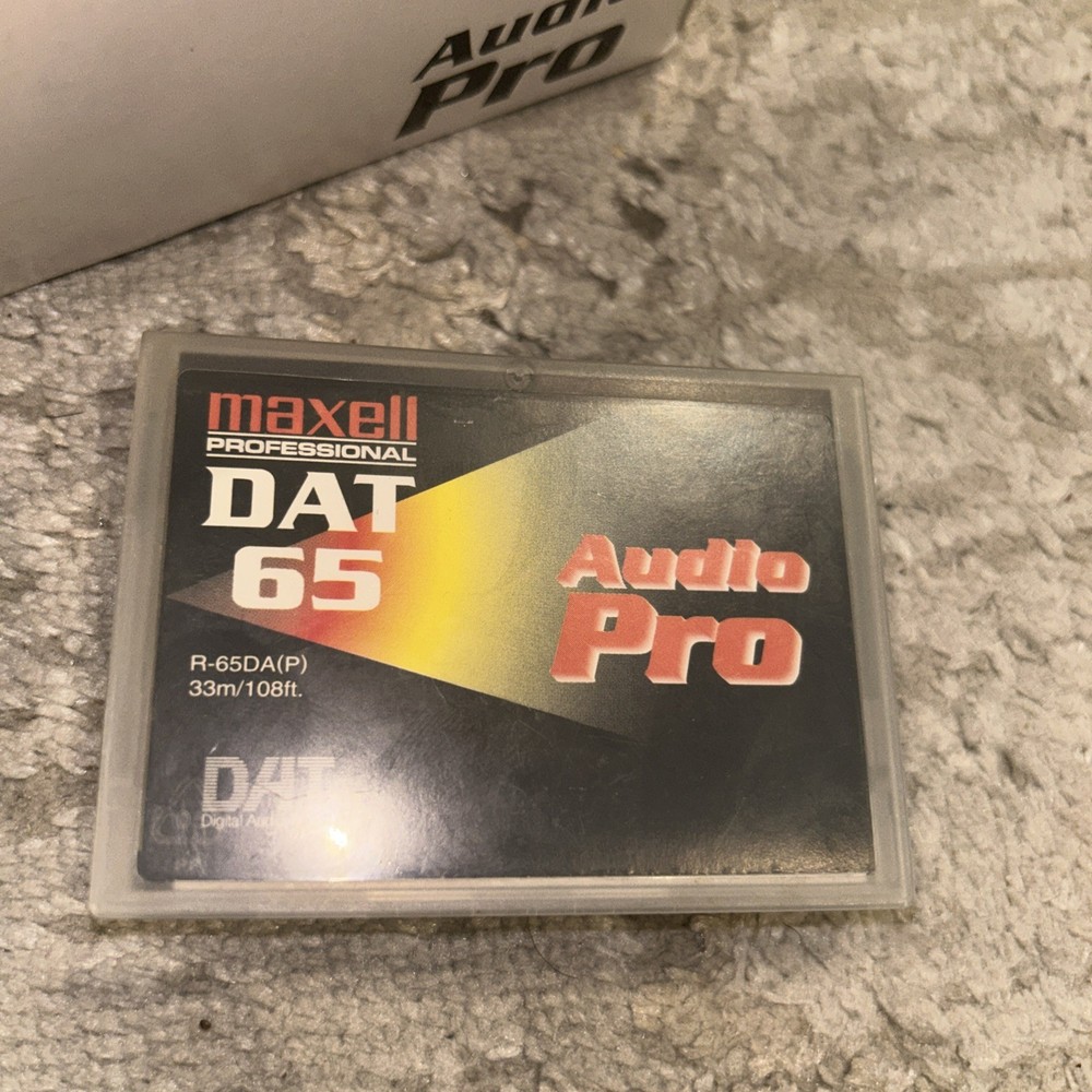 Maxwell Professional DAT 65Audio Pro R-65DA Tape