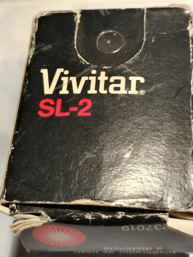 Vivitar SL 2 Flash Light Slave Remote Flash Trigger w/Instructions