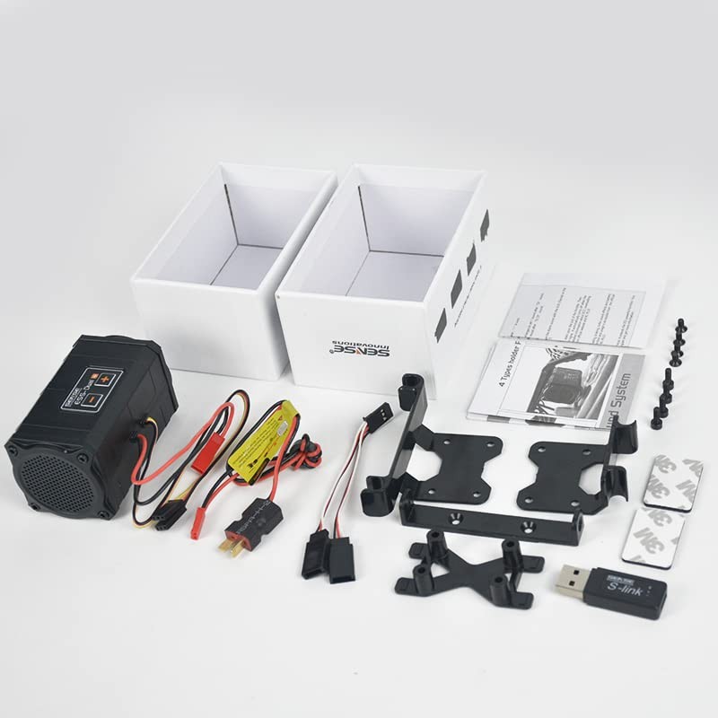 ESS Dual Engine Sound Simulator System for Axial Dual+Engine, Black