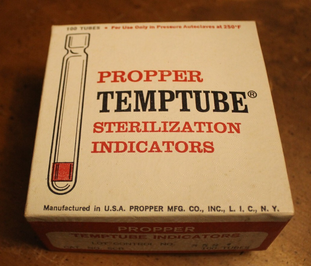 Propper Temptube Sterilization Indicators ~ 100 Count
