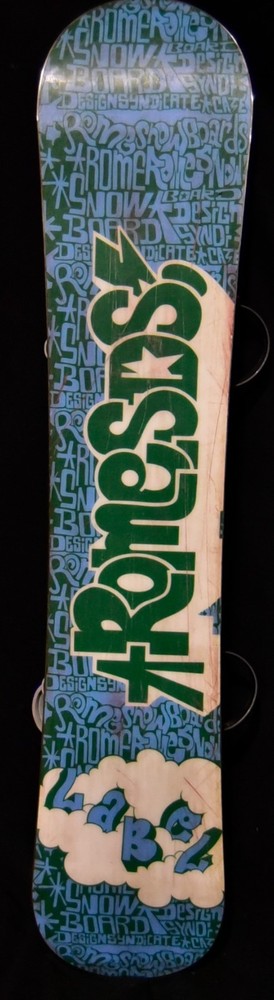 ROME LABEL SNOWBOARD SIZE 142 CM WITH MORROW MEDIUM BINDINGS