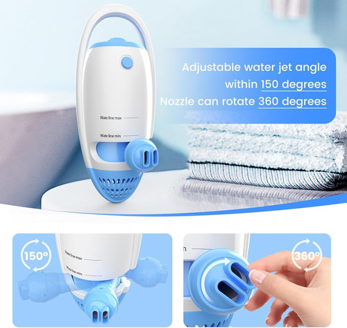 Bath Jet Spa, Jet/Bubble Maker Mode, Bathtub Spa single head, White