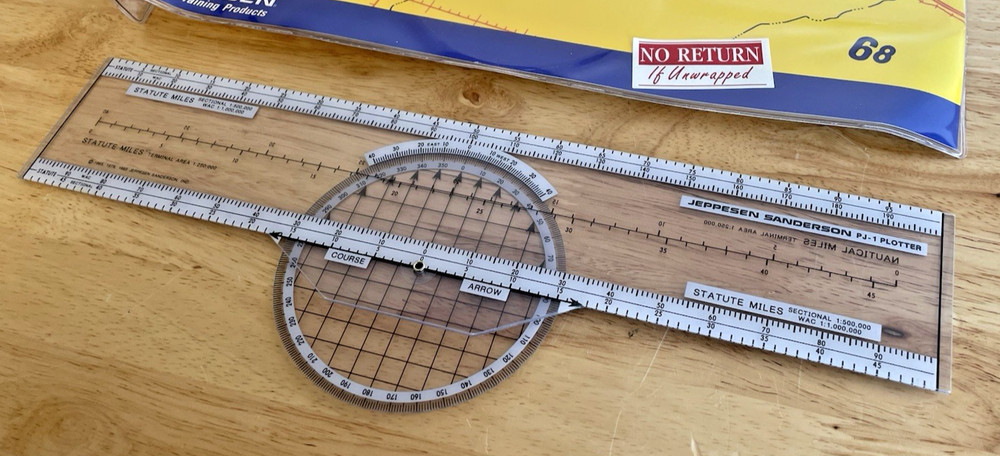 Jeppesen PJ-1 Rotating Azimuth Plotter JE526501