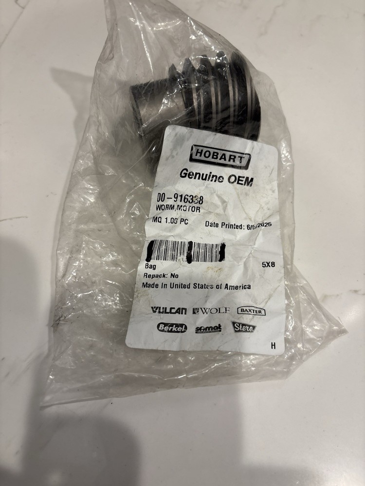 HOBART 00-916338 GENUINE OEM REPLACEMENT PART