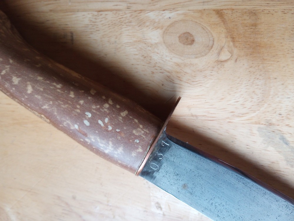 Vintage Handmade Knife, Unique Handle