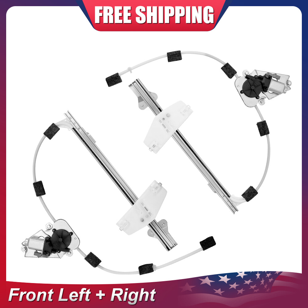 Front Left Right Power Window Regulator w/ Motor For 2002-2007 Jeep Liberty