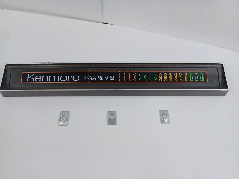 Kenmore Ultra-Stitch 12 Sewing Machine Model 1561281 Replacement Front Bezel