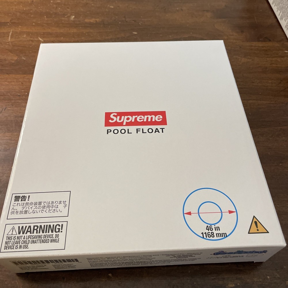 SUPREME FAT TIP POOL FLOAT BLACK OS SS22 WEEK 16 (100% AUTHENTIC) BRAND NEW