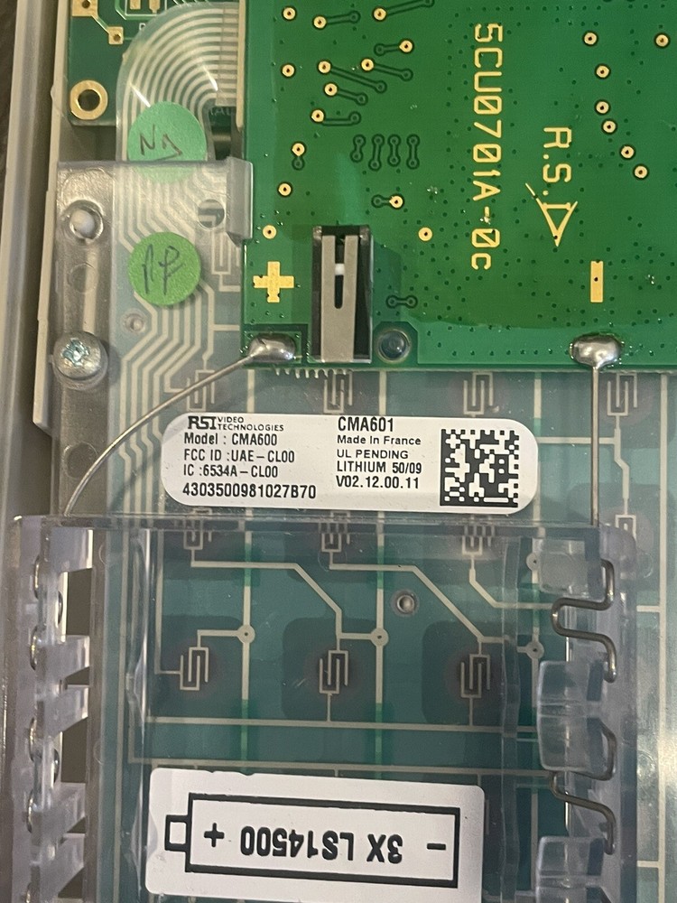 RSI Video Technologies CMA600 / CMA601 Keypad Device Transmitter