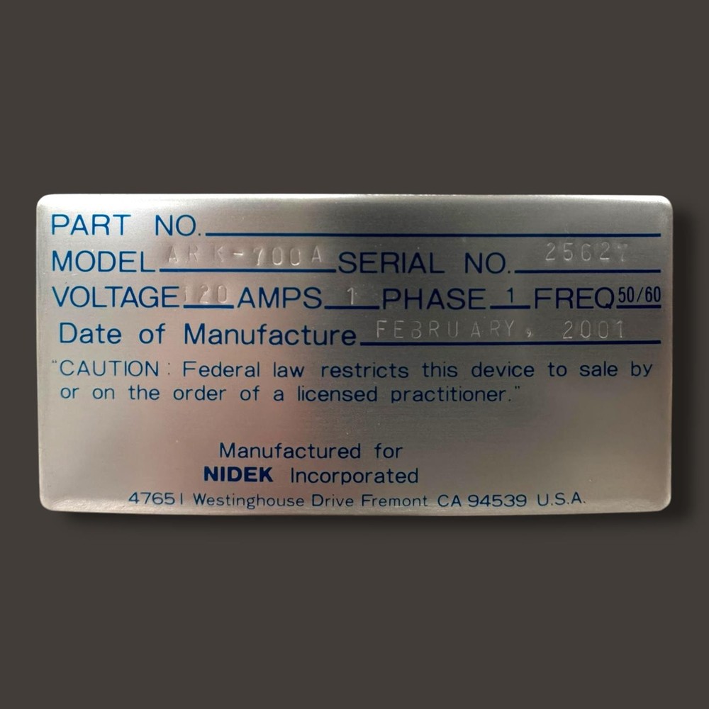 Nidek Macro ARK-700A Auto Ref/Keratometer