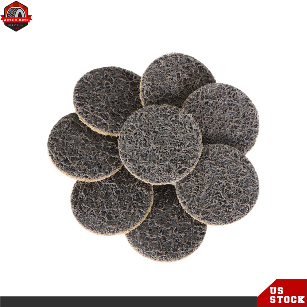 50Pack 2" Coarse Surface Conditioning Discs Roll Lock Die Grinder Sanding Pads