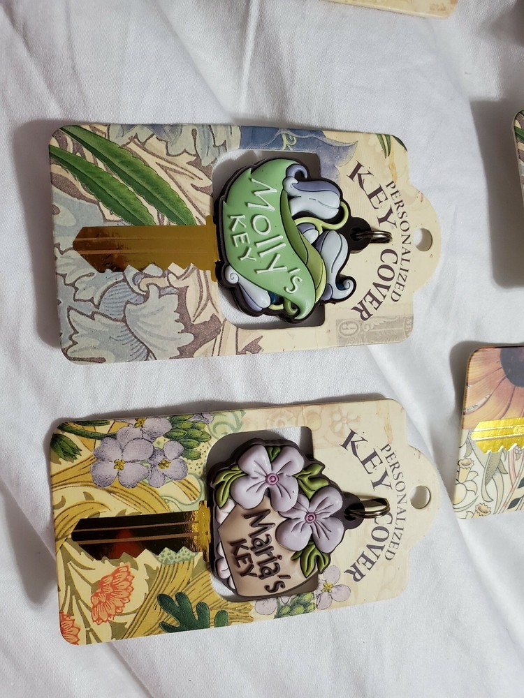 PERSONALIZED KEY COVERS NAMES THAT START WITH L,P ,M & V