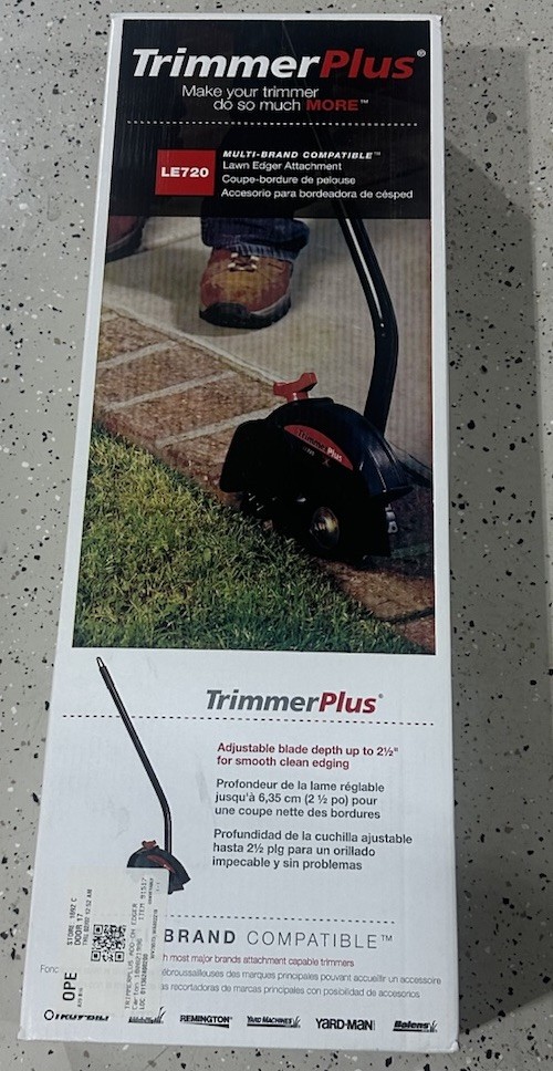 TrimmerPlus LE720 Edger Attachment MULTI-BRAND COMPATIBLE