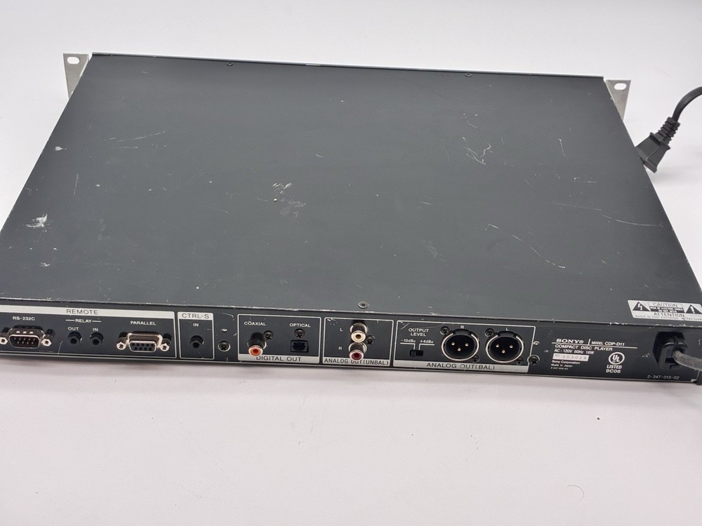 Sony CDP-D11 Compact Disc Player – Partial Tested