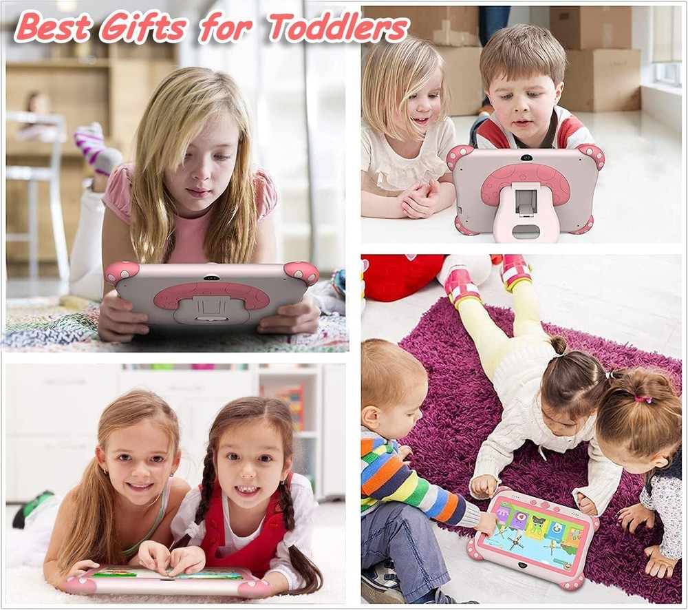 Kids Tablet PC 7" Android 11 2GB RAM 32GB Storage Free Case WIFI Camera bundle
