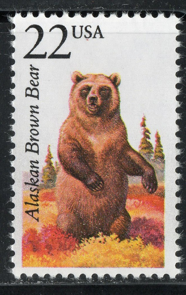 2310 * ALASKAN BROWN BEAR *  U.S. Postage Stamp MNH *