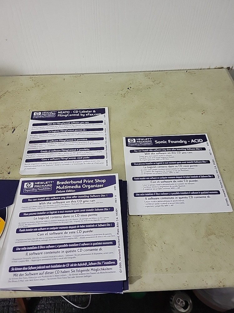 HP Software Set 8200e/8210e Plus 3 Other Software Disks