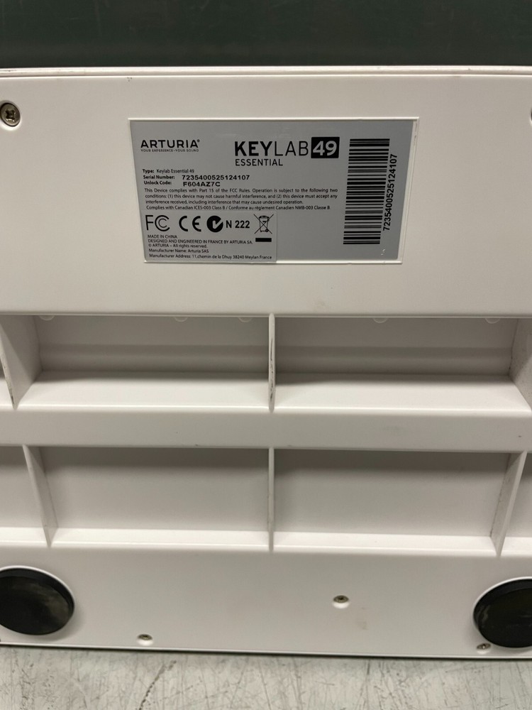 Arturia KeyLab 49 Essential 49 Key MIDI Controller Keyboard - Used