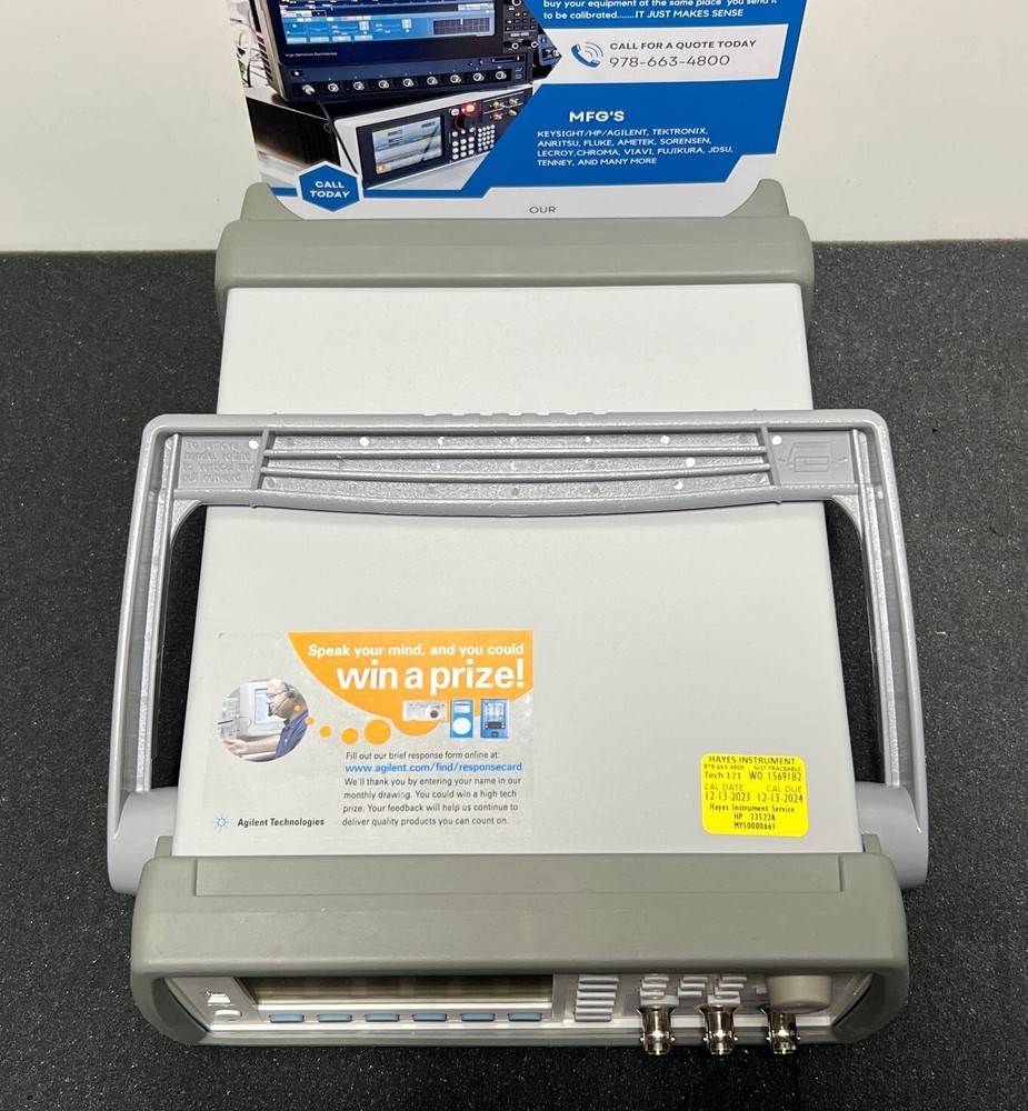 HP/Agilent/Keysight 33522A 30MHz Function / Arbitrary Waveform Generator, Cal'd!