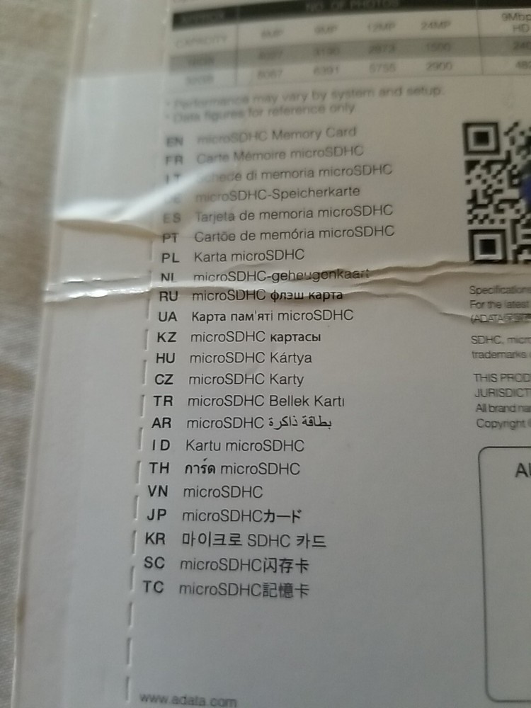 ADATA Premier Pro SDHC Card 32GB Class 10 U1