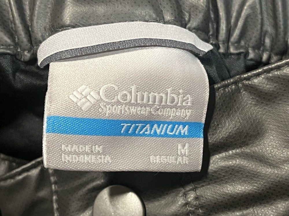 Columbia Titanium Men's Snow/ski Pants, Size Medium.