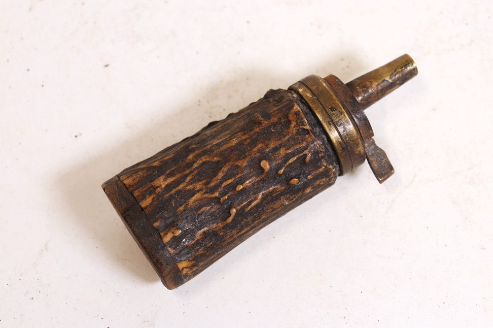 Three Powder Flasks