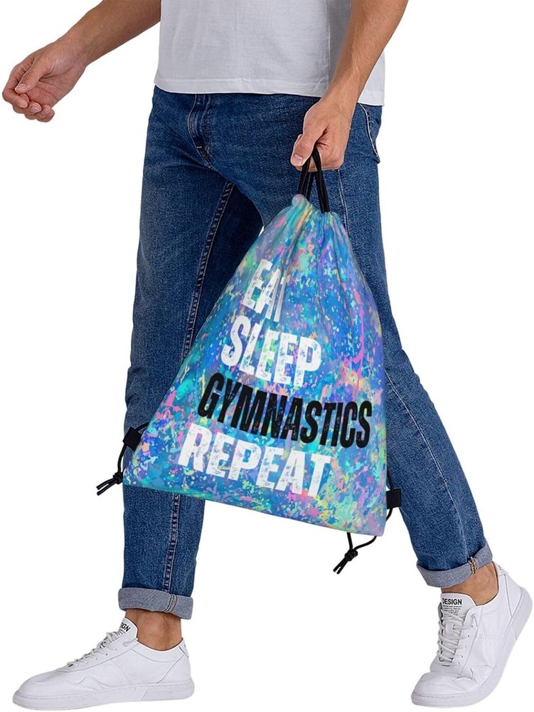 Eat Sleep Gymnastics Repeat Drawstring One Size,