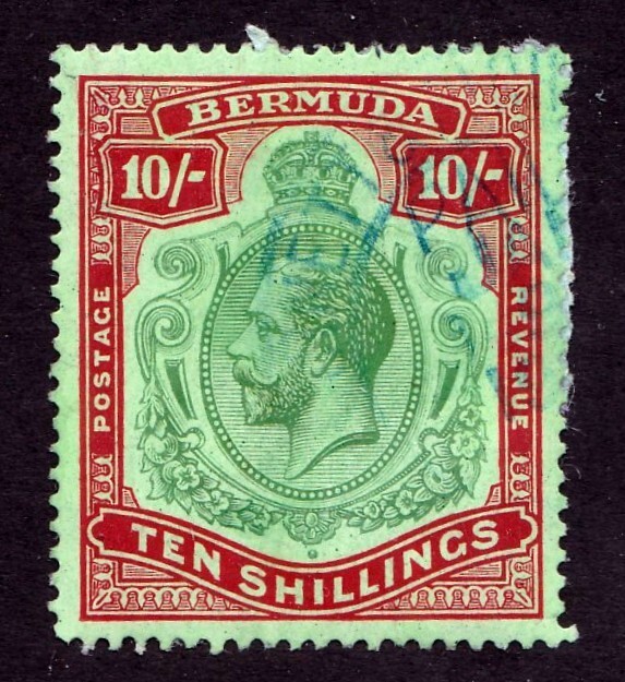 Bermuda stamp #52, used, CV $425.00