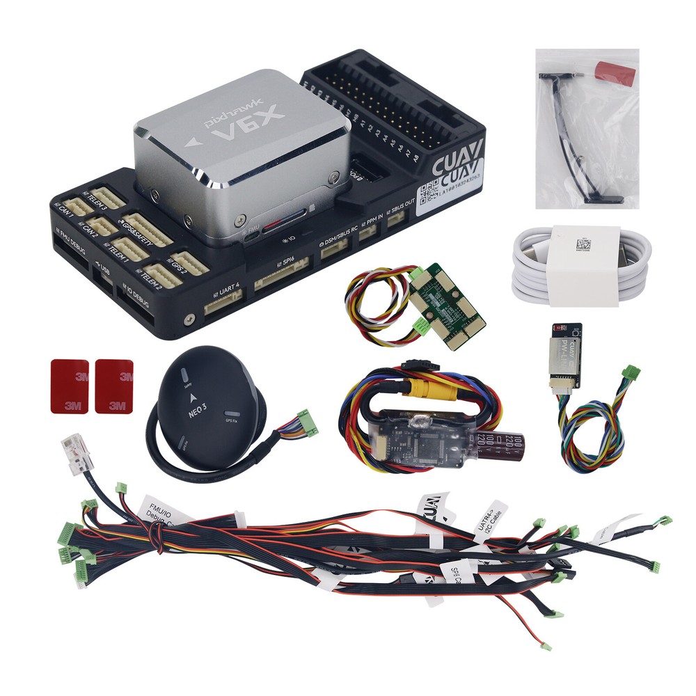 CUAV New Pixhawk V6X with NEO 3 GPS Flight Controller Customized Carrier Board