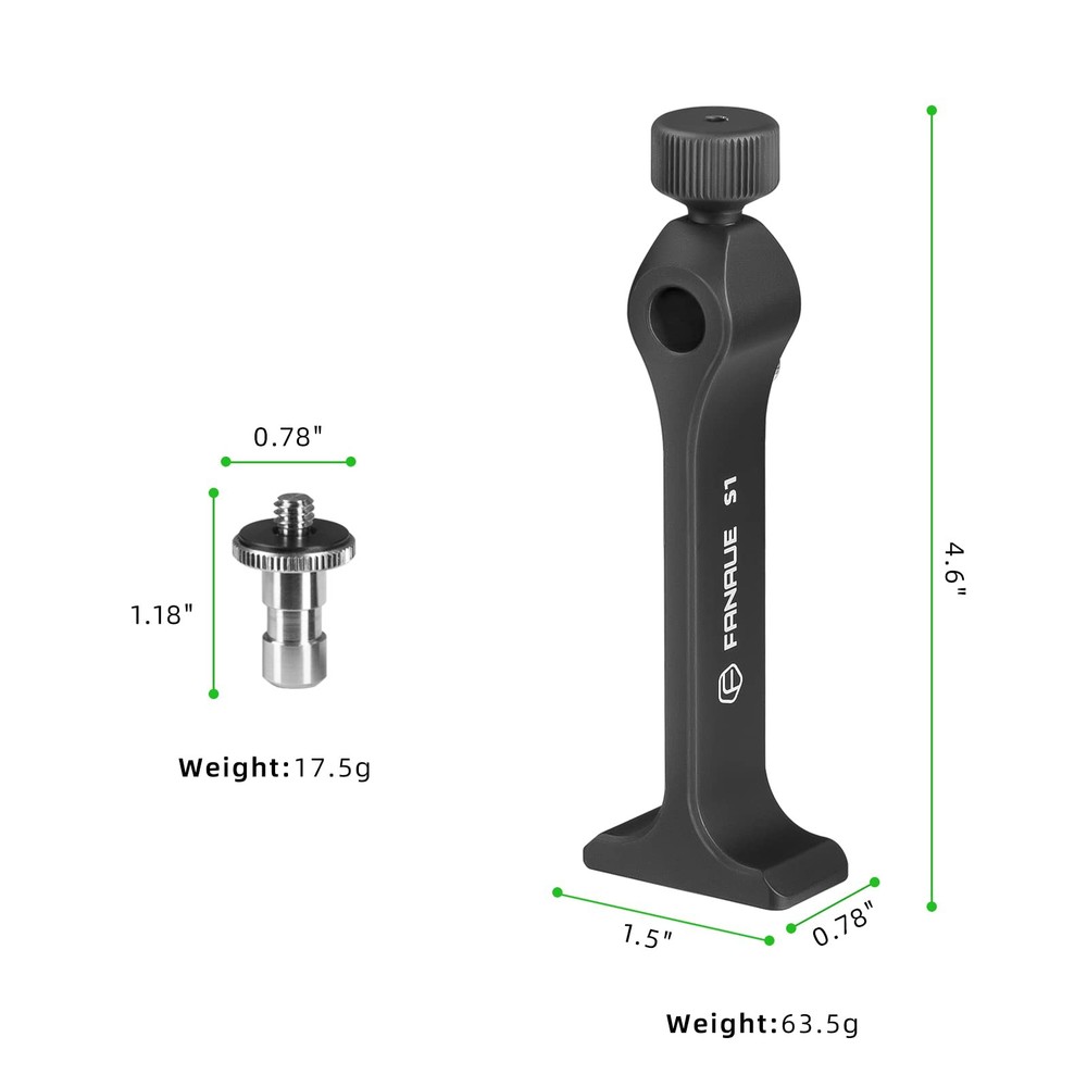 Binocular Tripod Adapter, Binocular Mount 1/4 Inch Threading Mount Aluminium ...