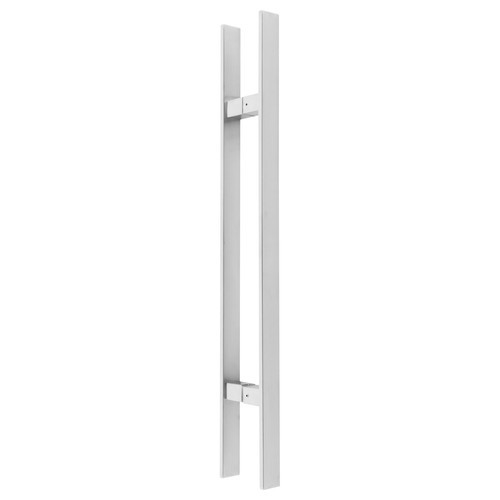 Stainless Steel Double Sided Push Pull Door Handle, H-shaped Door Pull Handle
