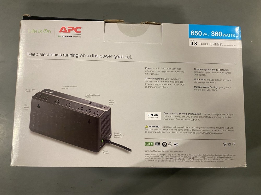 APC by Schneider Electric UPS System