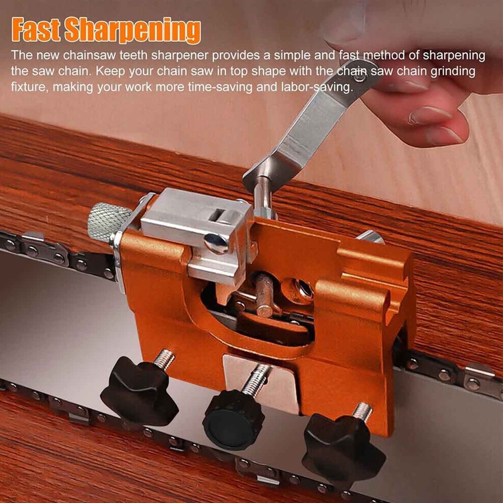 Portable electric saw chain saw sharpening fixture sharpening tool kit US