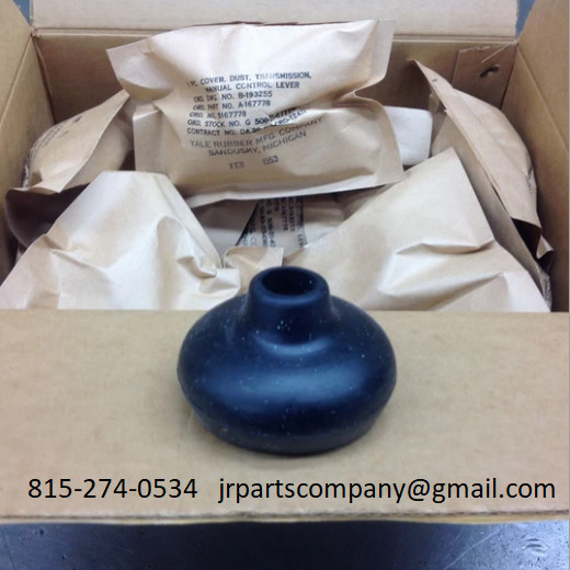 Half Track Shift Lever Rubber Boot NOS