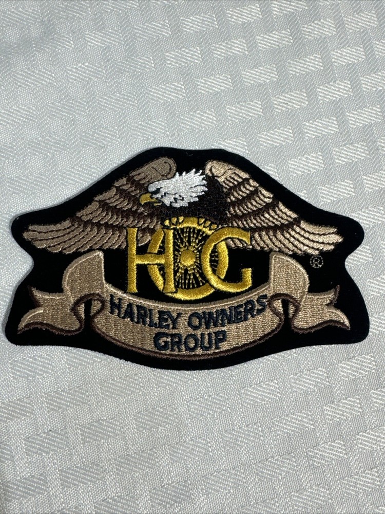 Harley Davidson HOG Harley Owners Group Eagle Patch PREOWNED 5X3"