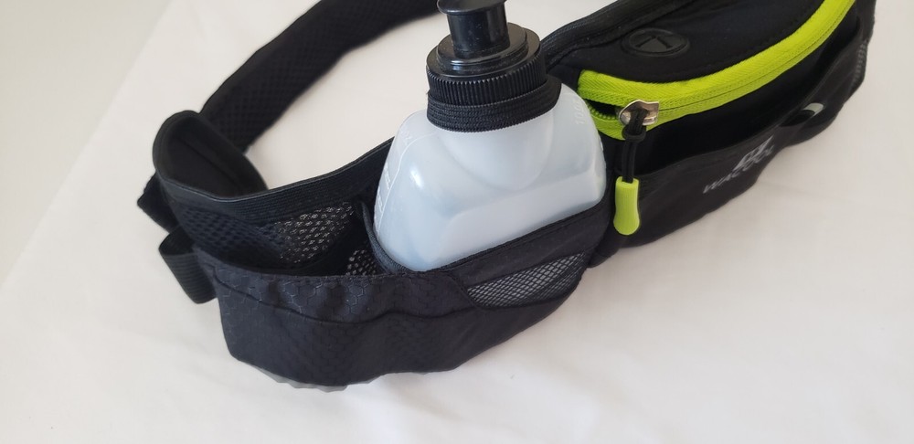 WACOOL EasyRunner HYDRATION BELT with Bottles, BLACK