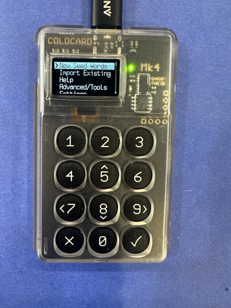 ColdCard MK4 Bitcoin Wallet