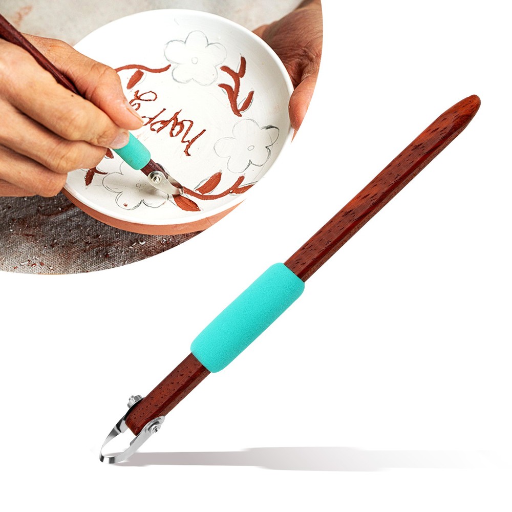 Loop Pottery Sculpting Tool Replaceable Stainless Steel Blade Portable Beginner