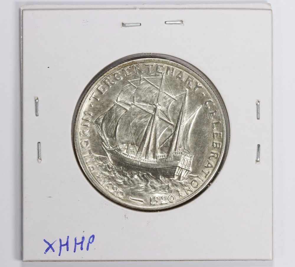 1920 Pilgrim Tercentenary Commemorative Half Dollar 50C
