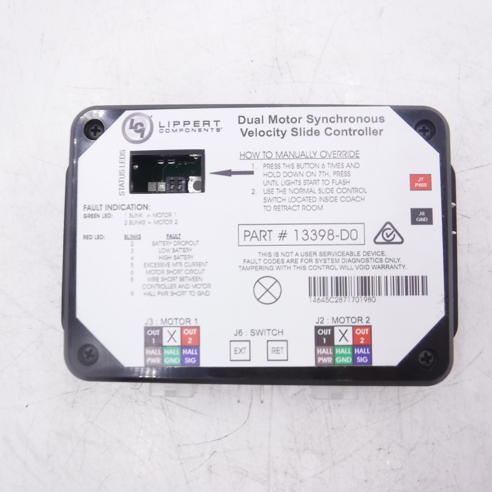 Lippert Dual Motor Synchronous Velocity Slide Controller 13398-D0