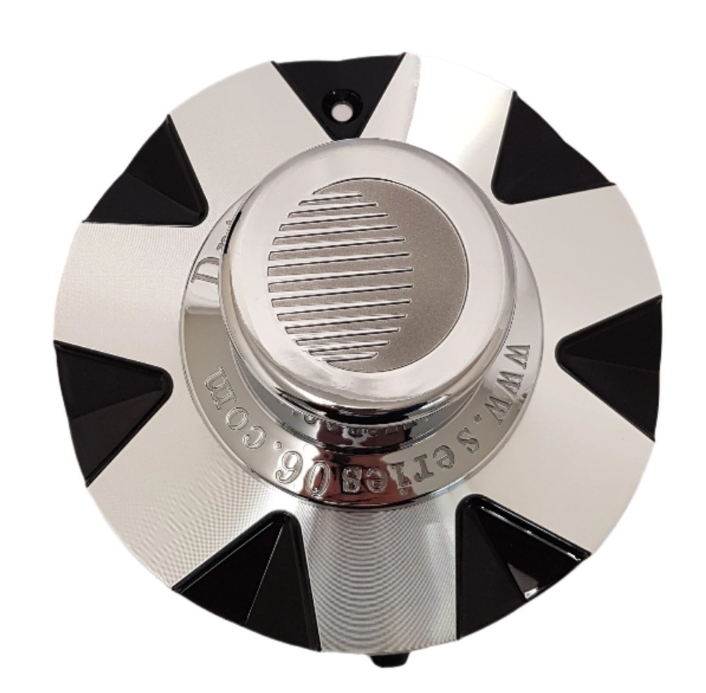 Black Series 06 Center Cap Cover 16" 7 Spoke Trailer Rim Tire Hi-Spec Wheel