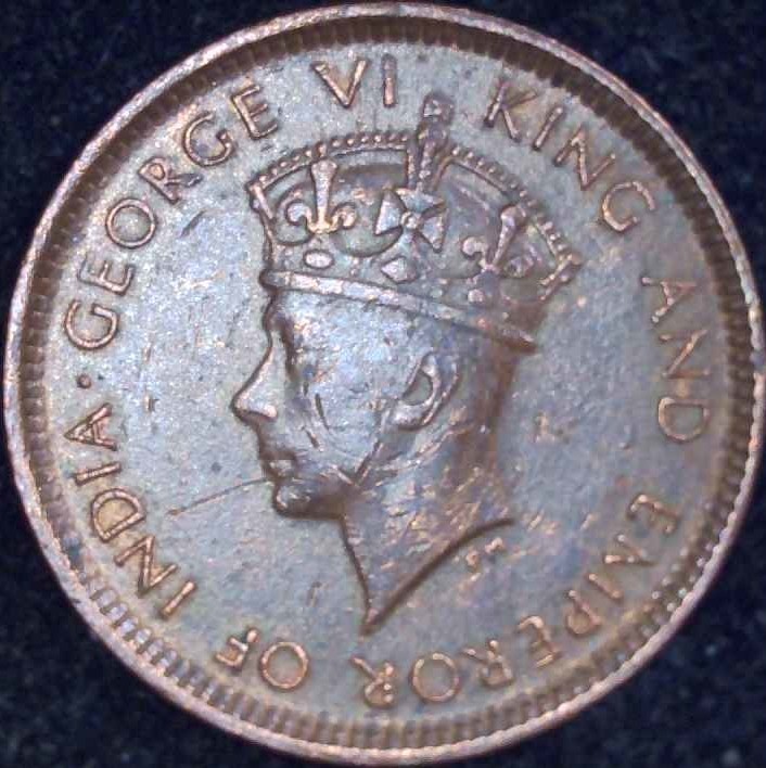 Ceylon - 1940 - 1/2 Cent - KM10