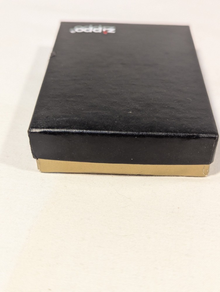 ZIPPO CROCODILE LEATHER BRASS LIGHTER 2001