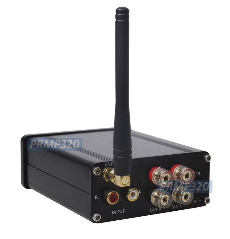 100W Mini Hi-Fi Audio Preamp Amplifier With AUX Bluetooth Inputs Volume Control