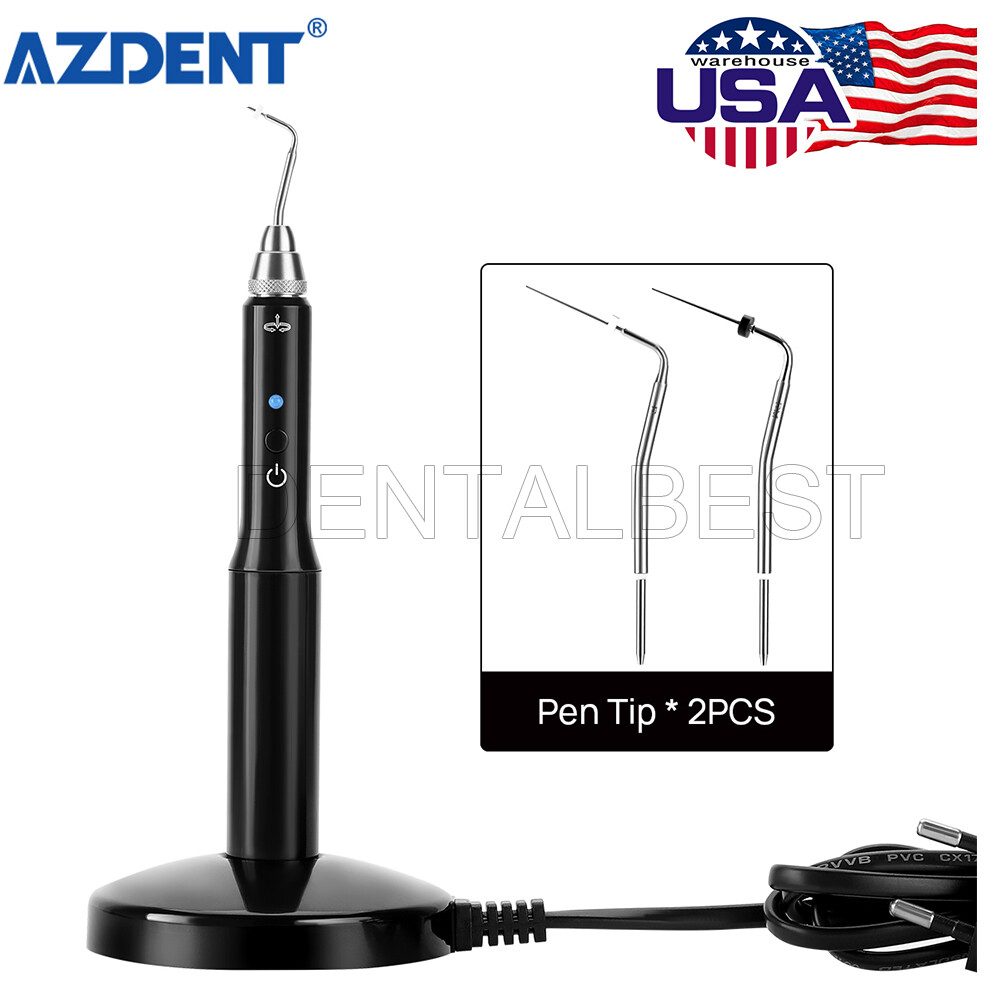 Dental Wireless Gutta Percha Obturation System Endo Heated Pen With 2 Tips