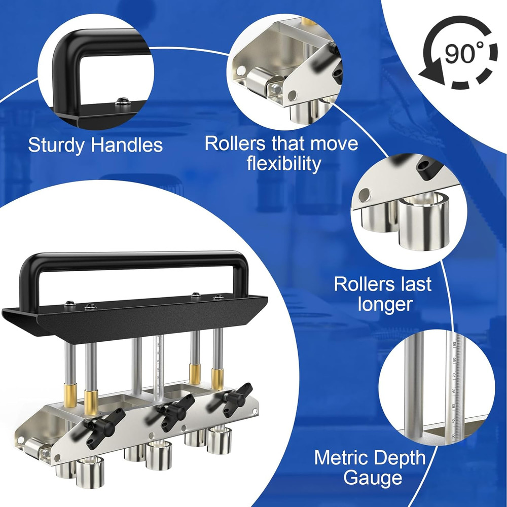 Durable Adjustable Rebar Bender with 0-90° Bending Angle