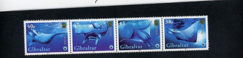 Gibraltar 2016 Fish Scott# 1037 Mint NH