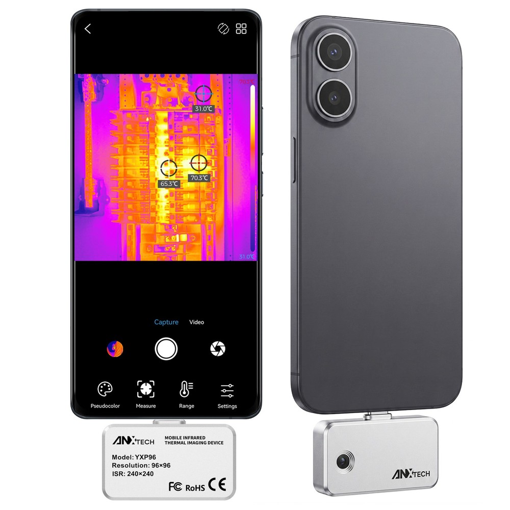 Plug in Play Infrared Thermal Camera 240*240 TISR Resolution for Android